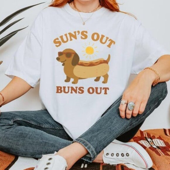 Tops - Sun’s Out Buns Out Dachshund Shirt